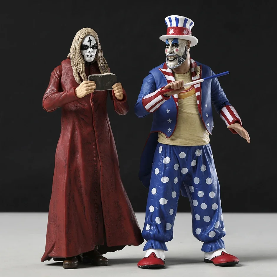 NECA House of 1000 Corpses Otis Driftwood / Captain Spaulding Movable Assemble Action Figure PVC Model Figurine Toy