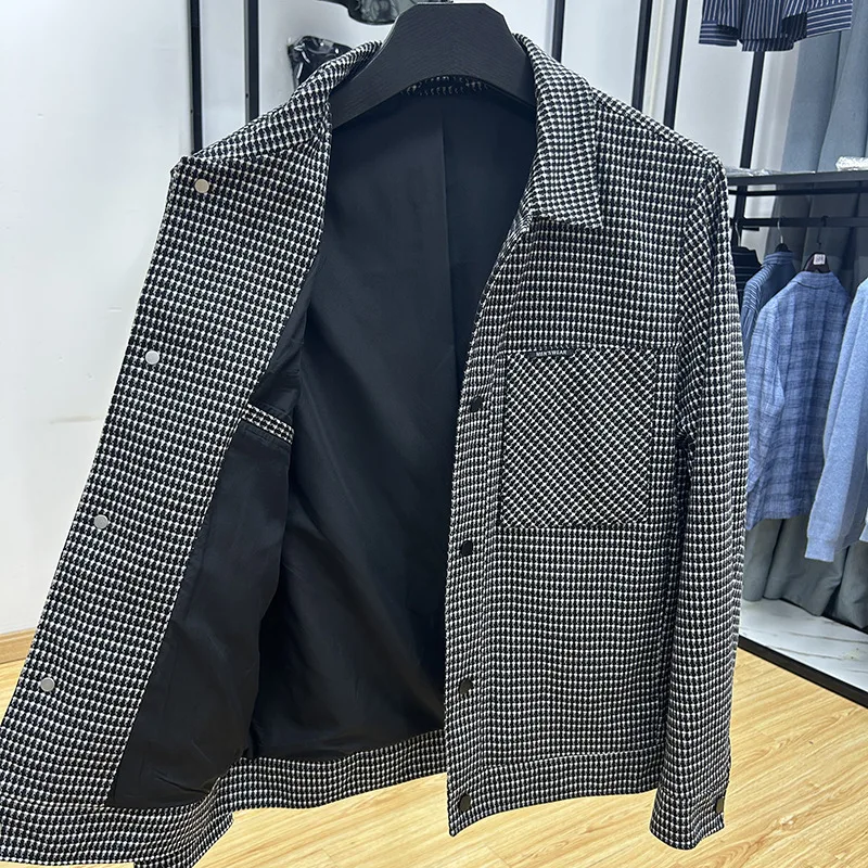 

Мужская приталенная куртка Jaet Ele Starched с воротником-стойкой, весенний сезон, обычная тонкая длинная свеч, китайское производство