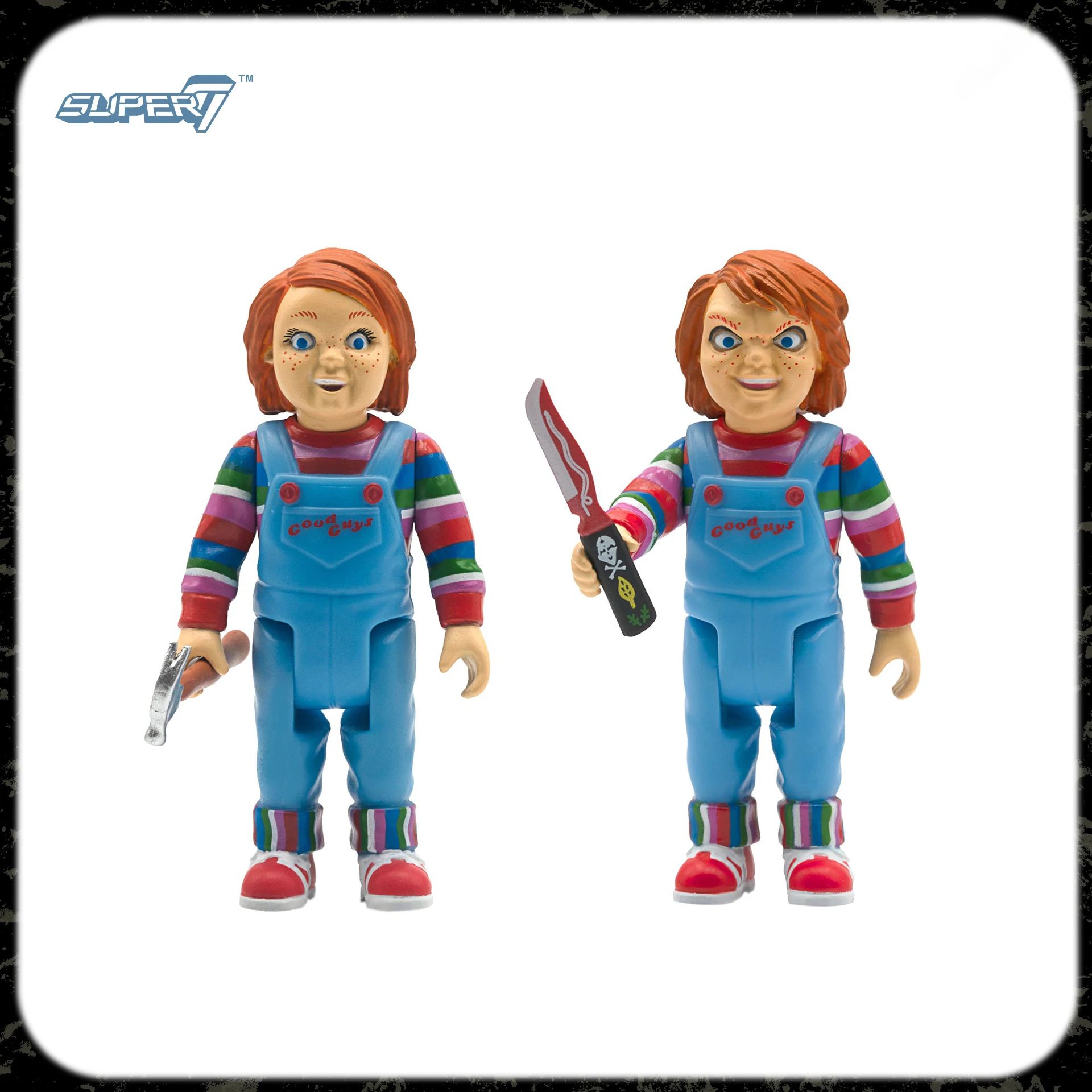 Super7 Good Guys Child's Play ReAction Figure Evil Chucky Classic Horror Movie limited Edition Peripheral Collectible Model Toys