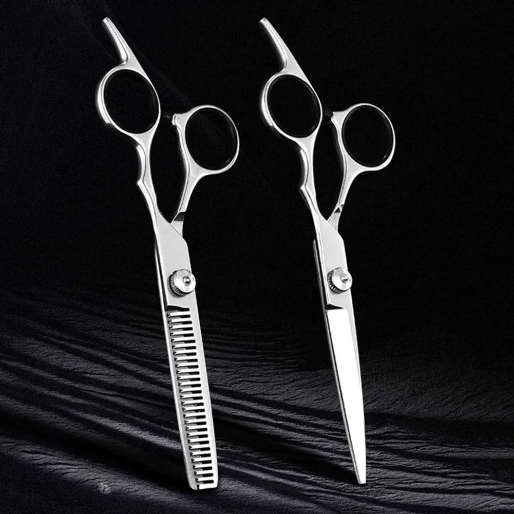 Professional Hair Cutting Scissors, Home Hair Cutting Thinning Steel Shears, Barber/Salon Golden Stainless Hairdressing Bla A3N0