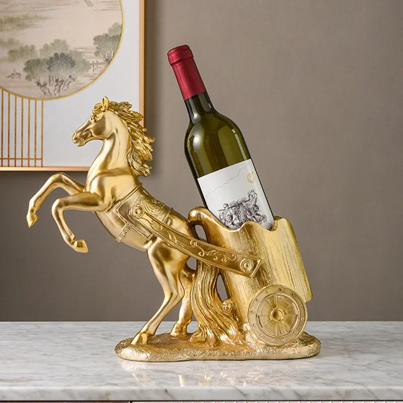 Wine Holder,Wine Bottle Holder Decorative,Horse Statue,Horse Figurine,Gifts For Horse Lovers,Suitable For Room Decoration