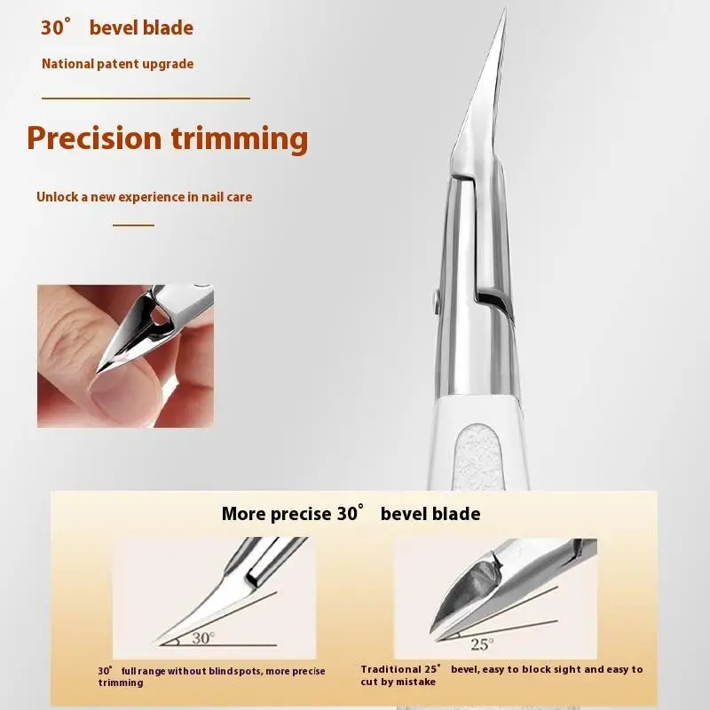 Nail Clippers Toenail Cutters Pedicure Manicure Tools Anti-Splash Ingrown Paronychia Professional Correction Tool