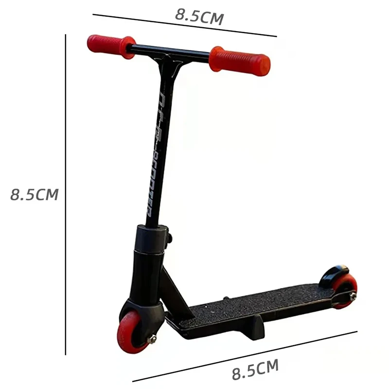 Mini skate dedo para crianças, duas rodas Scooter, brinquedos educativos, desktop, suporte engraçado