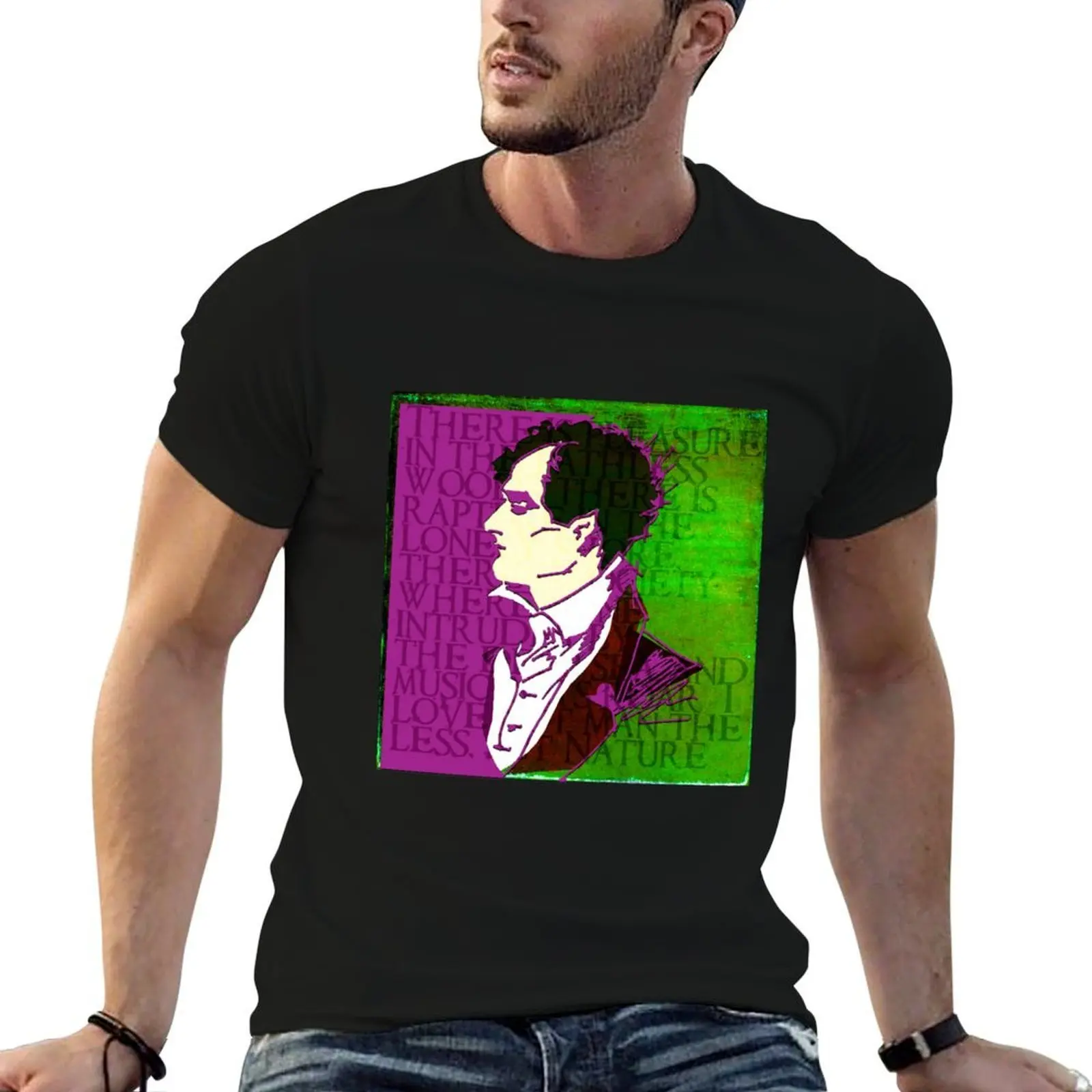 LORD BYRON, ENGLISH POET, HELLRAISER AND MADMAN T-Shirt football t shirt quick drying anime shirts men