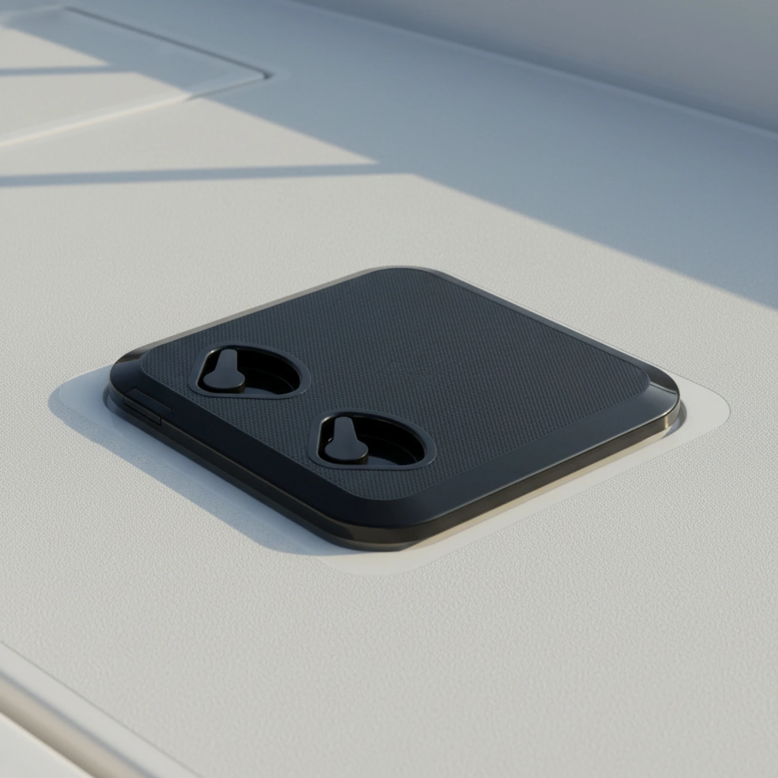 Marine Deck Access Hatch Weatherproof Boat Hatch with Pull Latch Corrosion-Resistant Rectangular for Yacht Builders, Boats view 4
