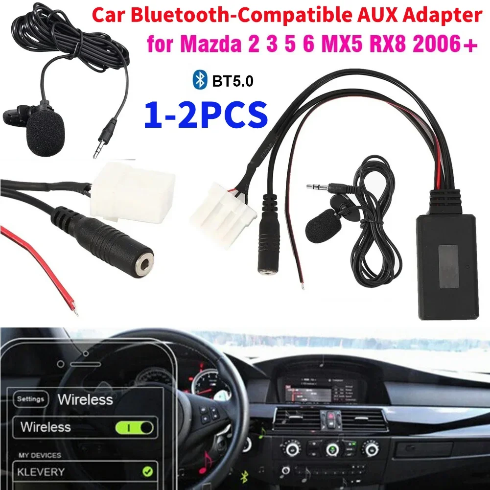 1-2Pcs Car Bluetoot…