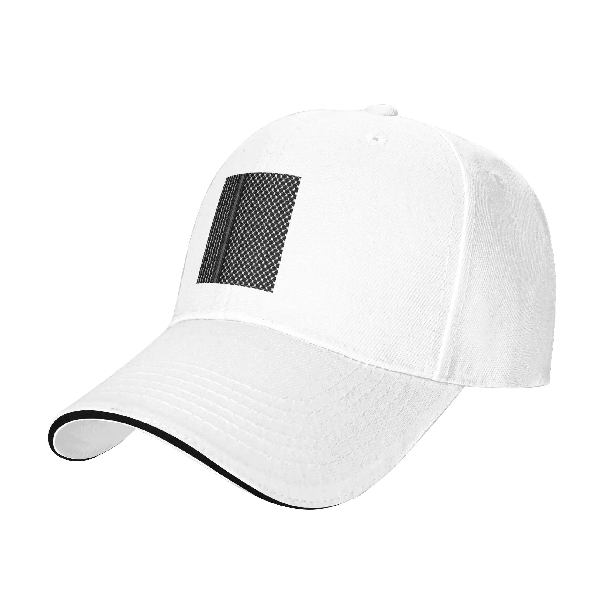 Palestinian Traditional Hatta Kufiya Pattern Cap Baseball Caps Adjustable Hat Hip Hop Summer Unisex Baseball Hats Customizable