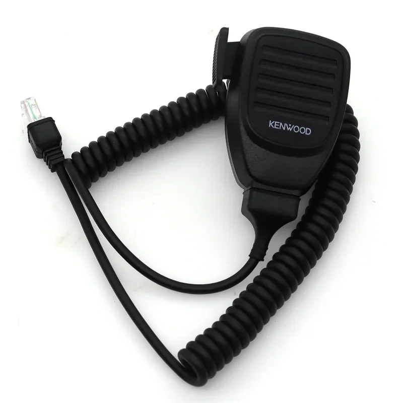 Kenwood KMC-30 8Pin PTT Speaker Mic Replacement Coiled Cord for TK-760 TK768 TK868 TK-980 TM-271A TM-461A TM-471A TK-768G TK868G