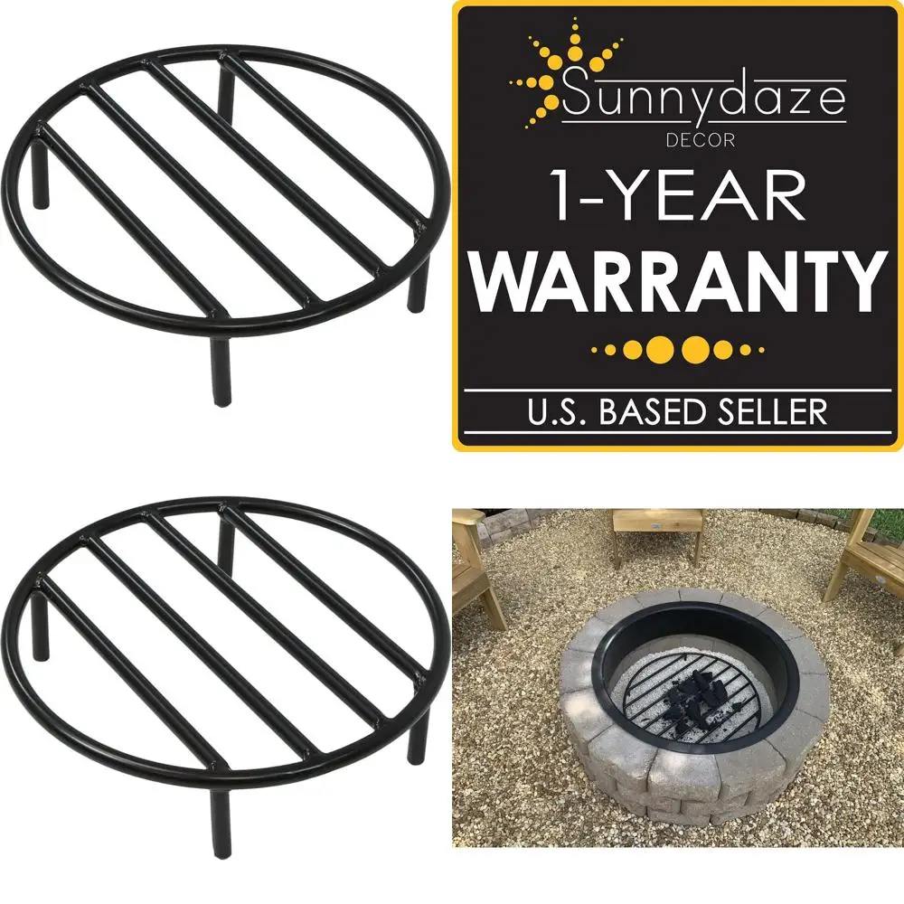 

Подставка для дров для костровой чаши - 12-дюймовая, из высокопрочной стали, для дровяных костровых чаш