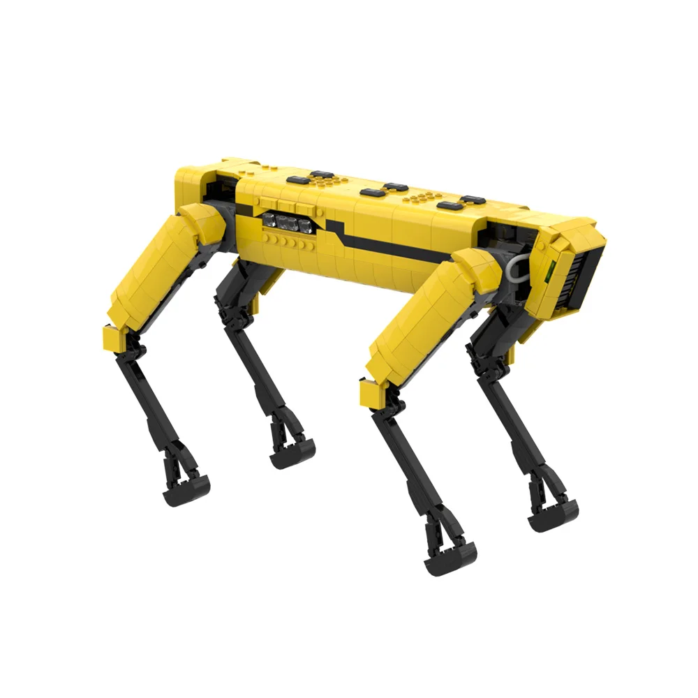 MOC Boston Dynamics Robot Building Blocks Model Smart Technology Robot Dog Bricks DIY Assembly Puzzle Toys Kids Birthday Gifts