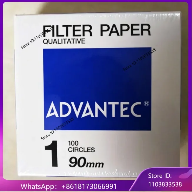 ADVANTEC No.1 qualitative filter paper with a diameter of 90mm and 00011090