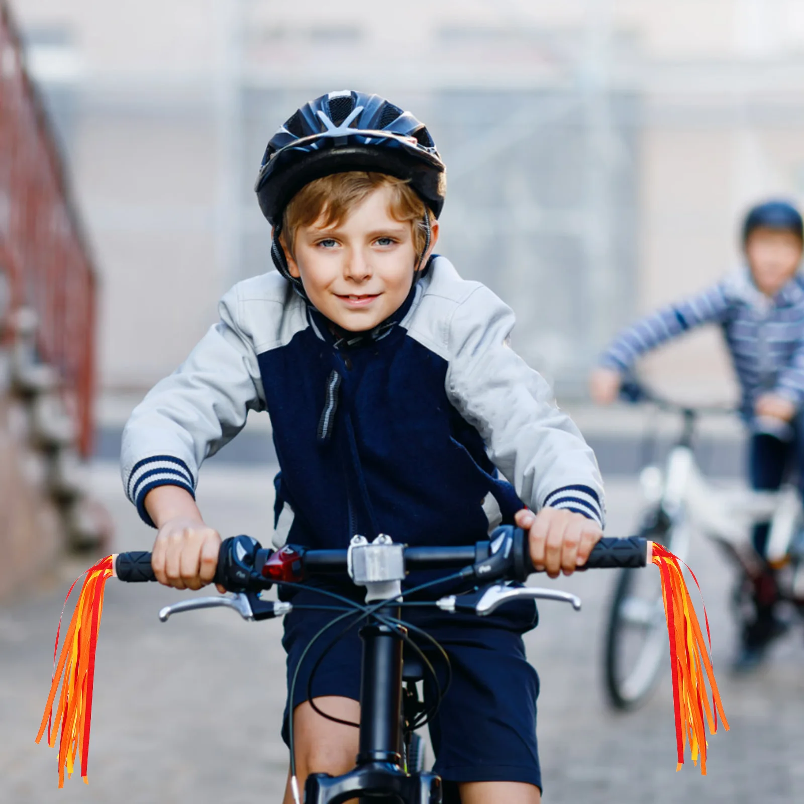 

1 Pair Kids Bike Handlebar Streamers Colorful Tassel Ribbons For Scooter Grip Accessories Children Bicycle Decorations Windmill