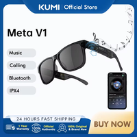 KUMI Meta V1 Smart Glasses Polarized Sunglasses Bluetooth glasses IPX4 Waterproof Open Ear Headphones Bluetooth Phone Call