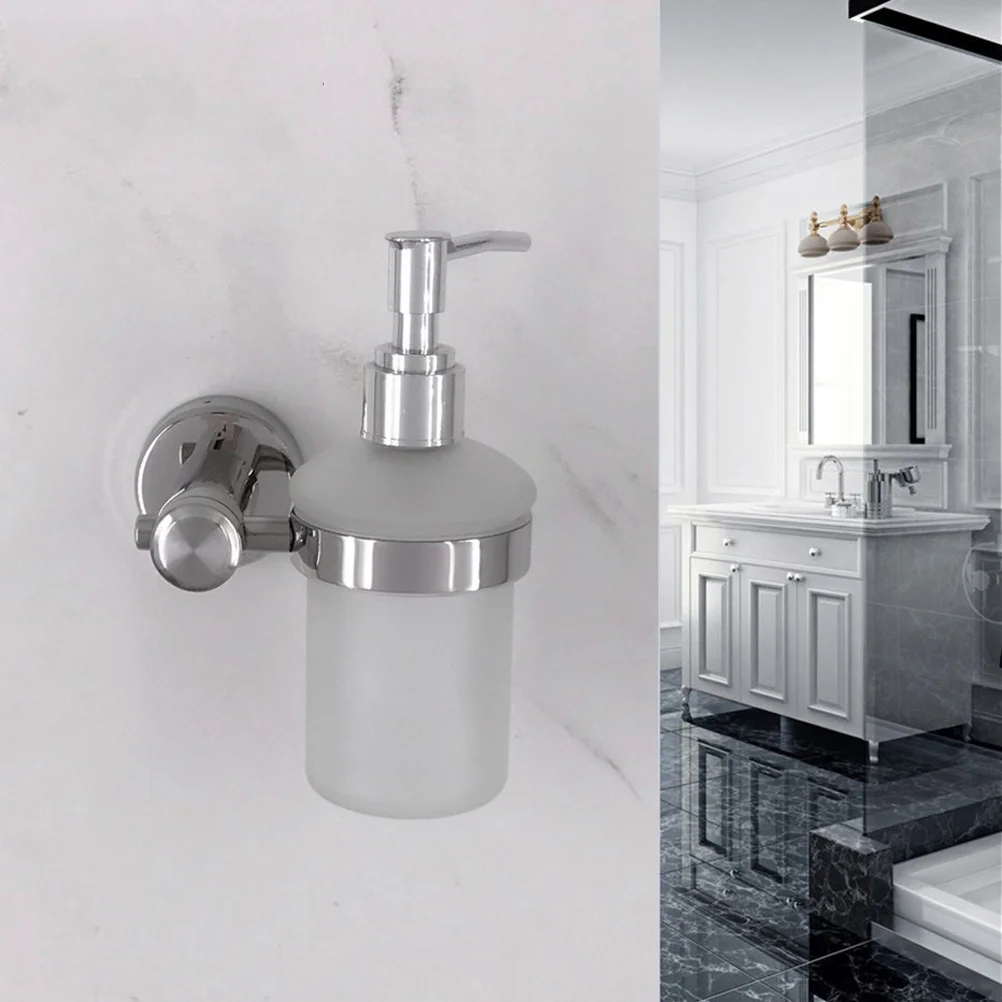 

Bathroom Soap Dispenser Wall Mounted Leakproof Manual Liquid Soap Pump for Shower Shampoo Conditioner Shower Bath