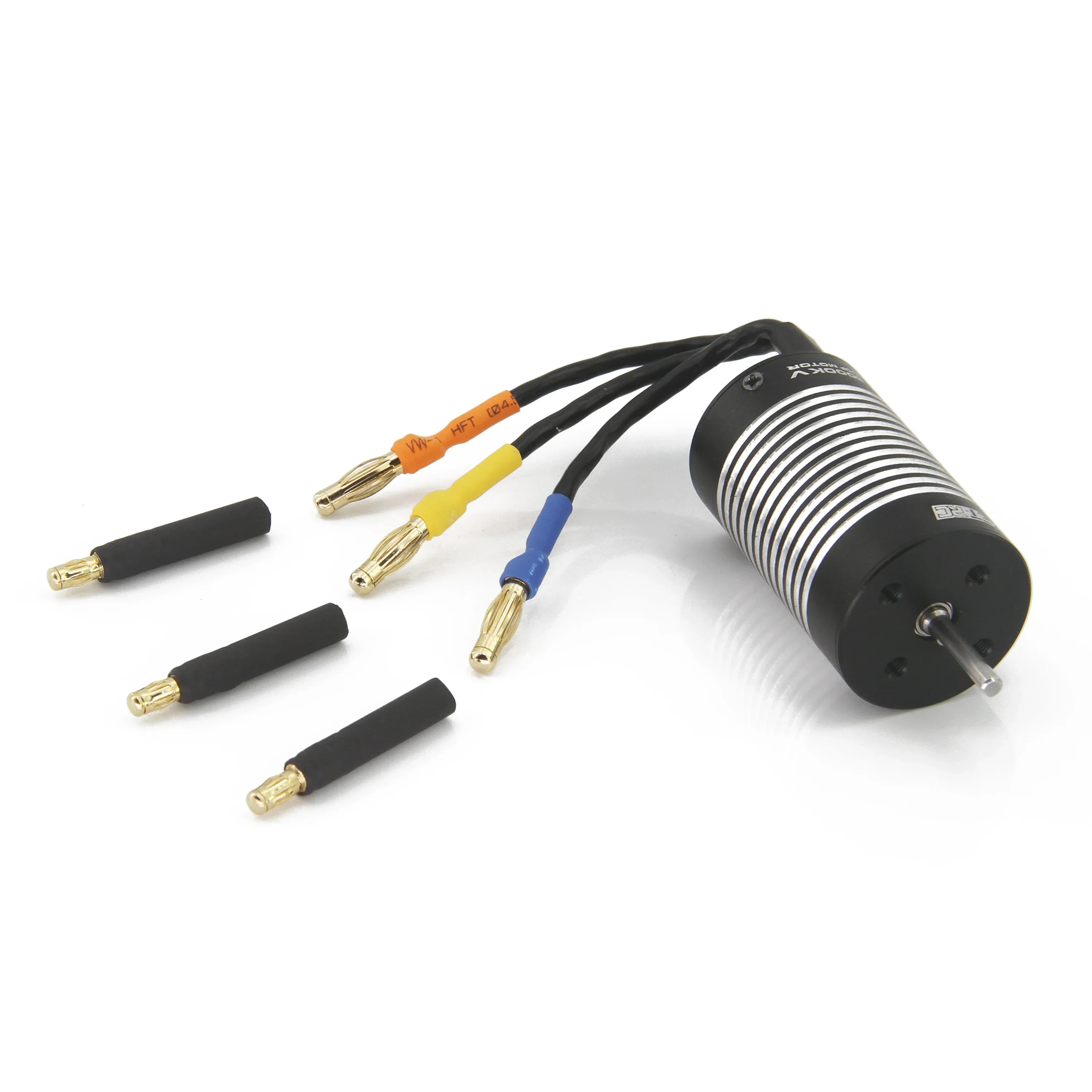 3.5mm Male To 4mm Female Bullet Connector Banana Plug Solderless Stackable Adapter for RC Car Boat FPV ESC Motor Upgrade Part