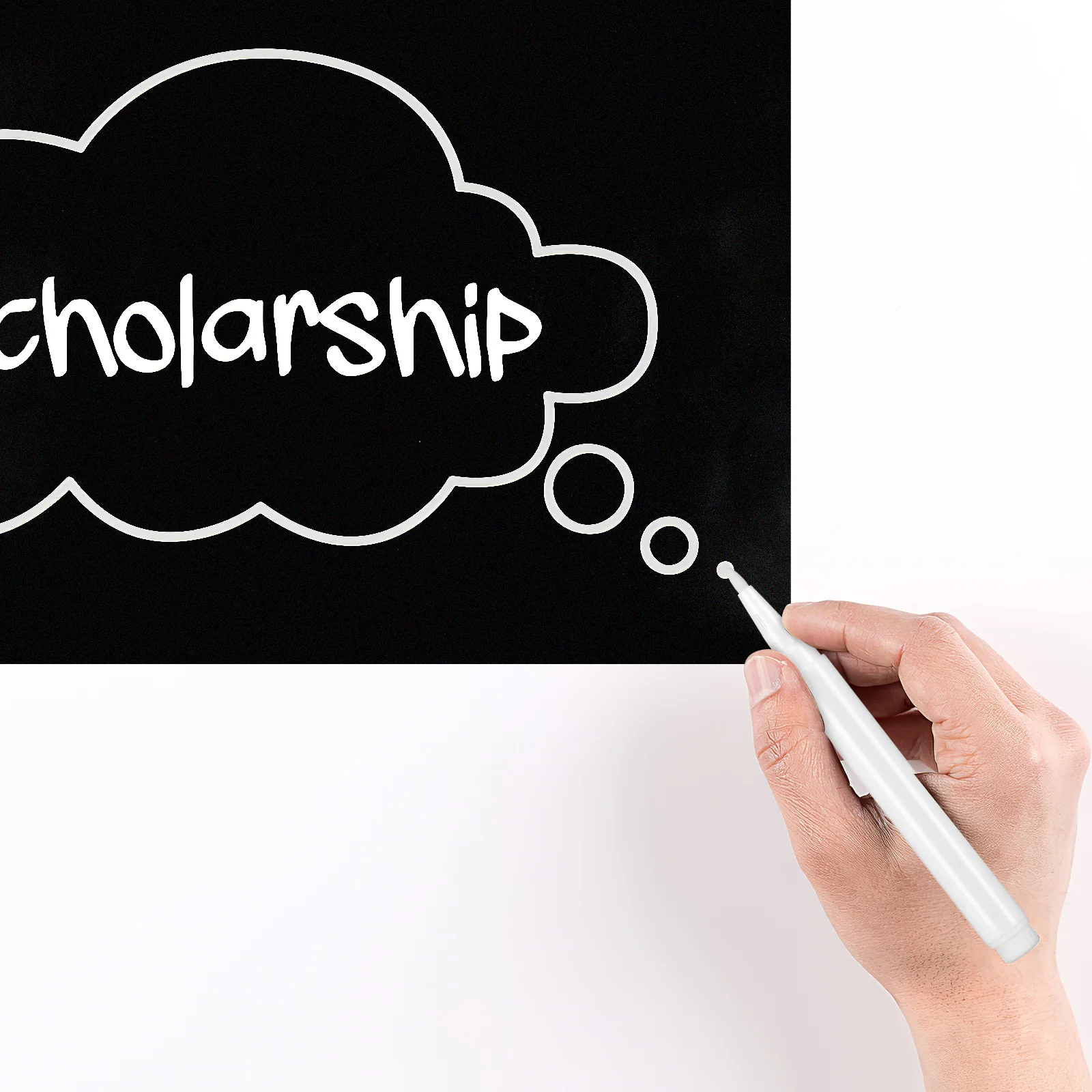 2 pezzi adesivi per lavagna autoadesiva pellicola per decalcomanie per lavagna per idee creative messaggio di apprendimento materiale scolastico per ufficio