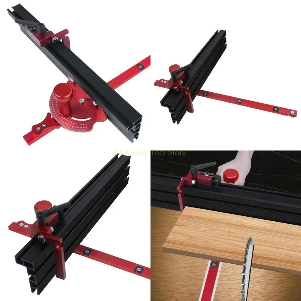 

A2BE Upgraded Table Miter Gauge Fence Universal Router Gauge Accurate