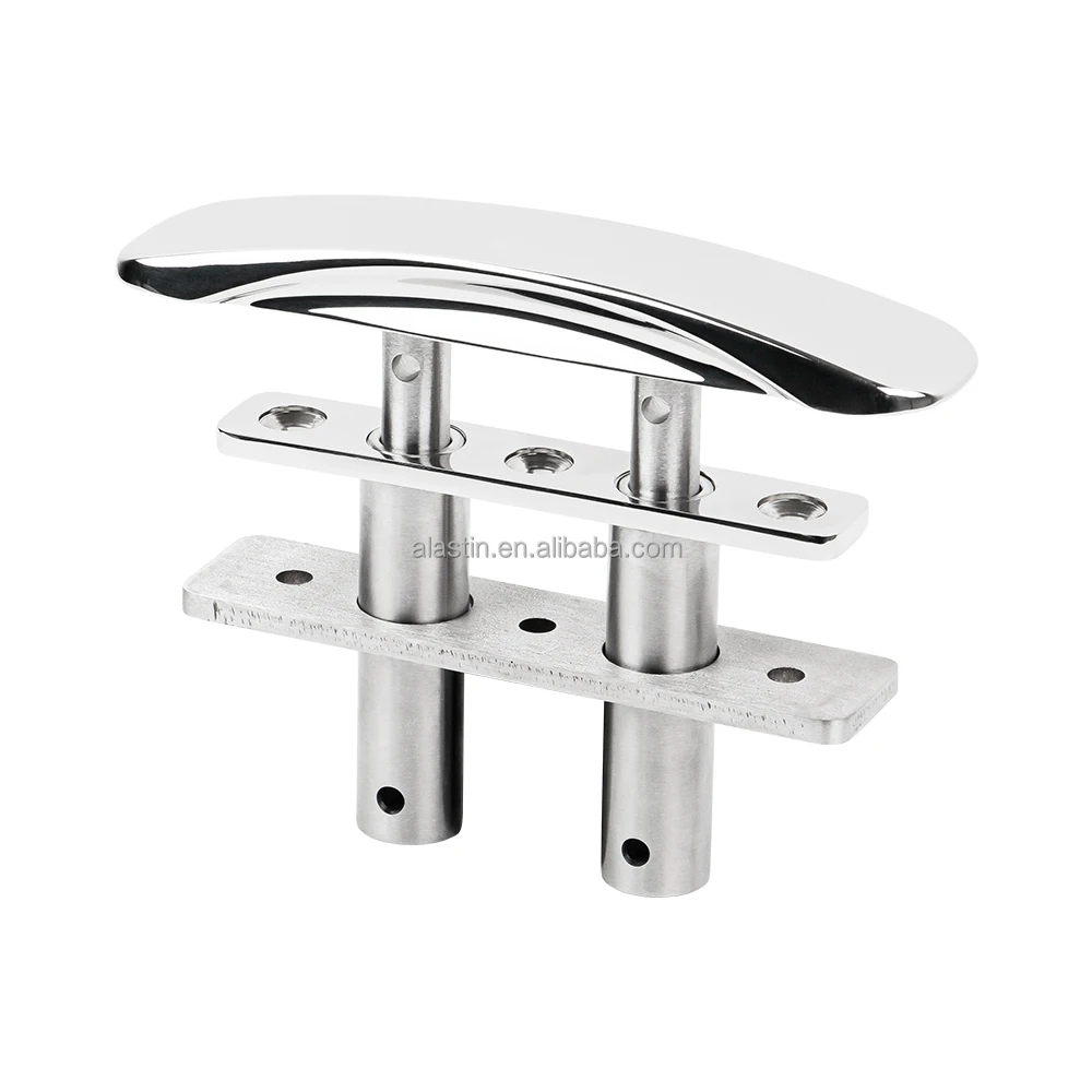 

Hot Sell Boat Accessories 316L Stainless Steel Flush Mount Cleats Pop up Cleats For Boatpromote sales