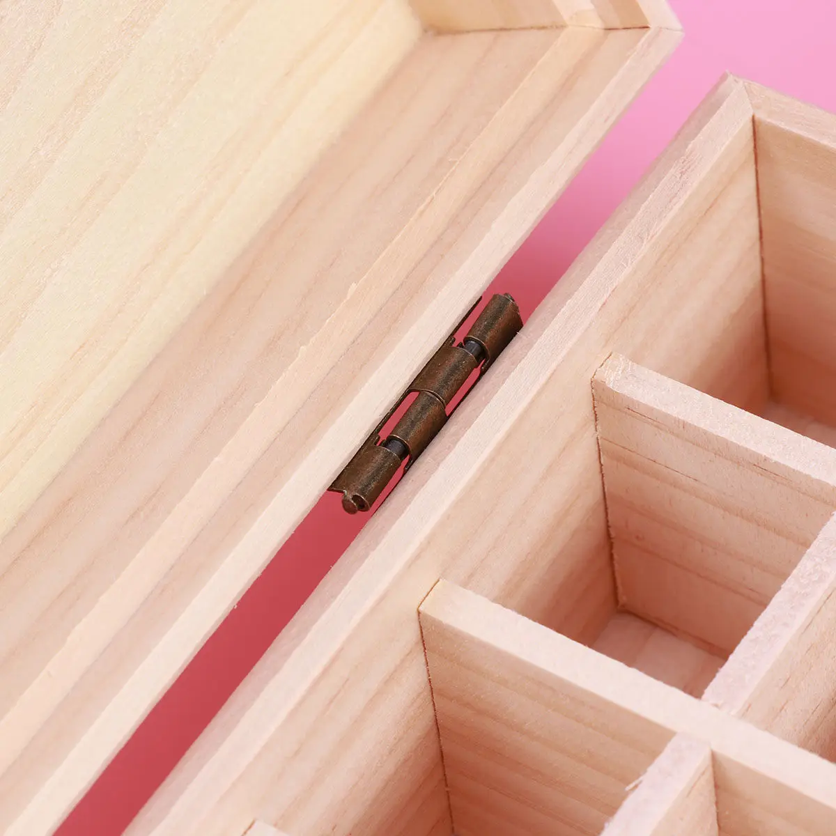 24 1 Bottle Wooden Essential Oil Storage Box Portable Organizer Travel Case Sturdy Lightweight Protects Bottles Safely