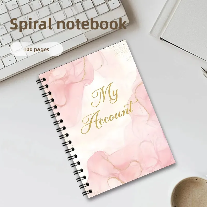 caderno-espiral-a4-livro-de-contas-100-paginas-diario-pautado-meu-livro-de-registro-financeiro-para-negocios-escritorio-e-material-escolar