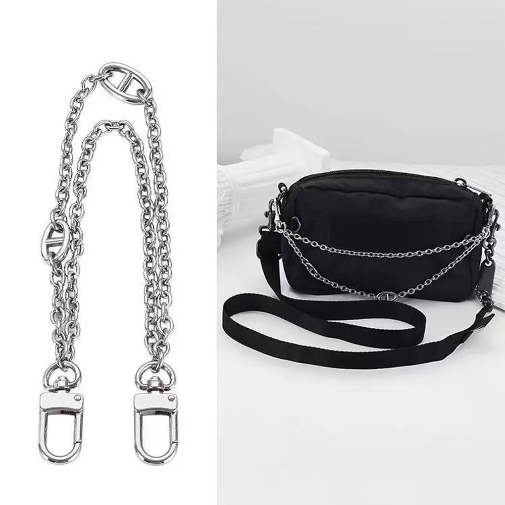 1PC Metal Bag Chain Accessories Extension Chains Underarm Crossbody Shoulder Belt Replacement Bags Strap For Women's Bag