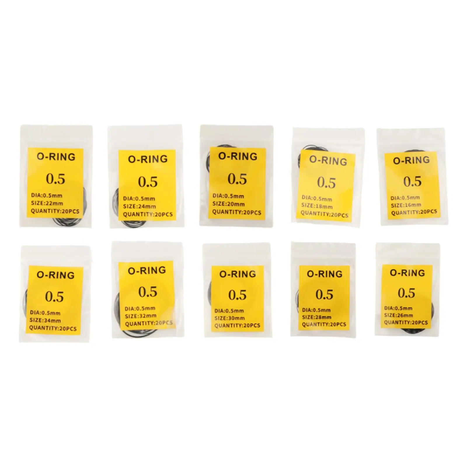 200x Watch Back Cover Gaskets Home Watchmaker Professional Use Sealing Rings