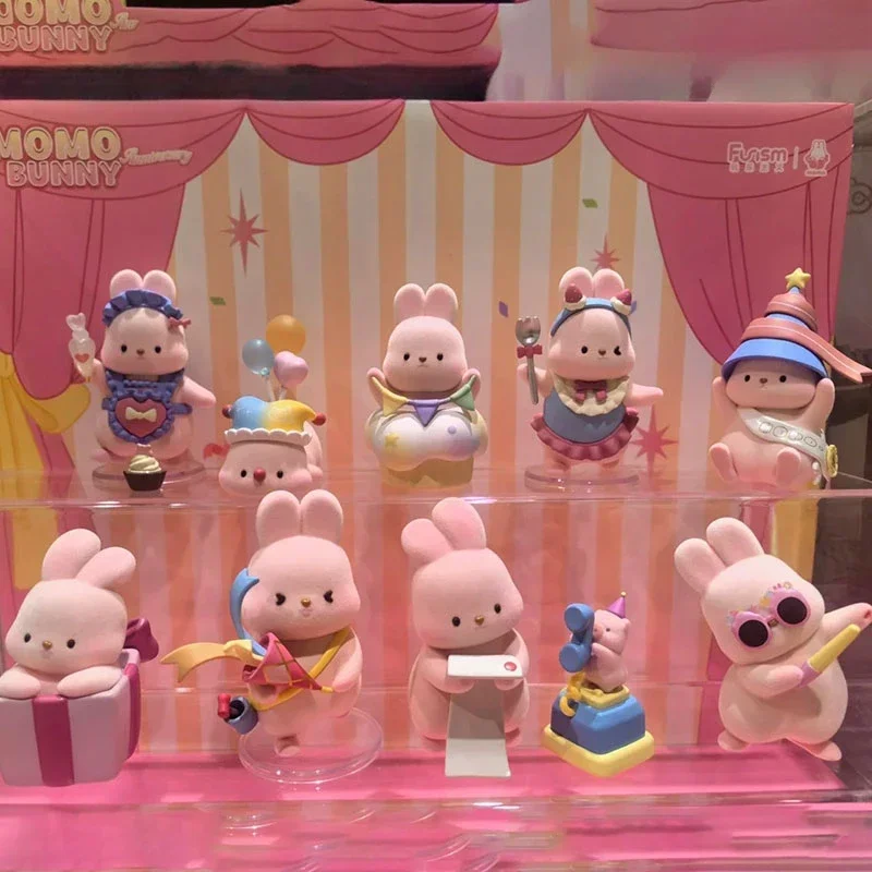 

Momo Bunny Anniversary Series слепая коробка экшн-фигурка милая коллекция Kawaii модель настольный декор статуя животного подарки-сюрпризы