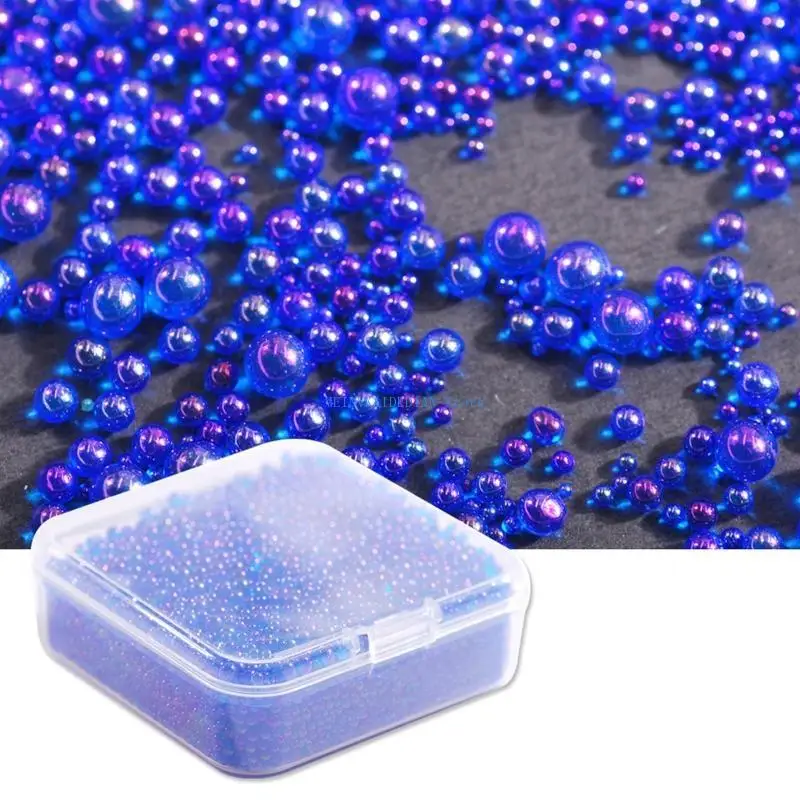 

C1FE UV Resin Bubble Beads Water Droplet Bubble Beads Magical Water Droplets (1- 3mm)
