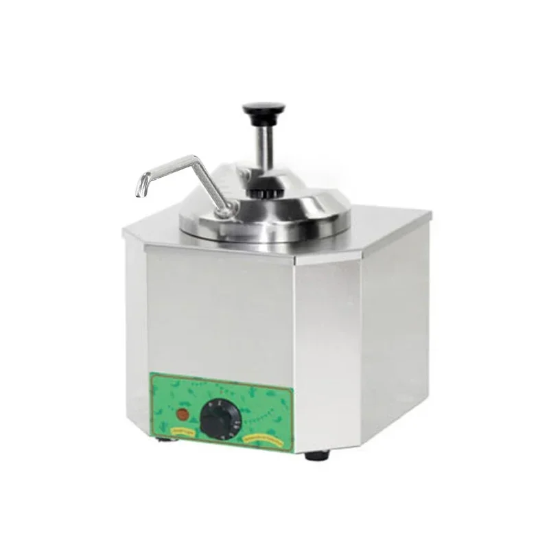 FY-Q7 220v 150w molho de cabeça única manter caixa quente chocolate manteiga geléia molho bomba dispensador elétrico aquecedor de molho ferramenta cozinha