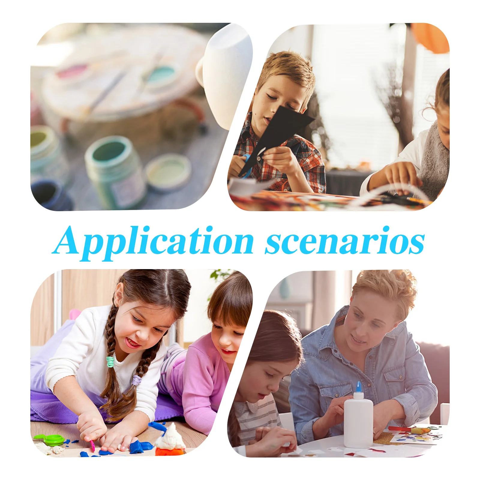 

2pcs Crystal Drop Silicone DIY Molds Epoxy Cards Holder Mold Blue Silica Gel Non Sticky Easy Separate Clean Recyclable Square