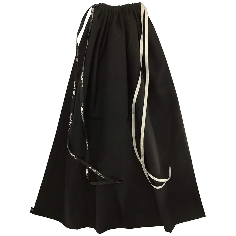 

Роскошная сумка AntiTarnish Made TSTOP для хранения серебра, запатентованная защита, большой смокинг 28x28, черный