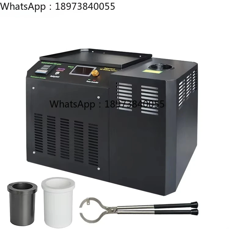 금 유도 용해로 기계 온도 제어 수냉식 내장 산업용 제련기 주조용