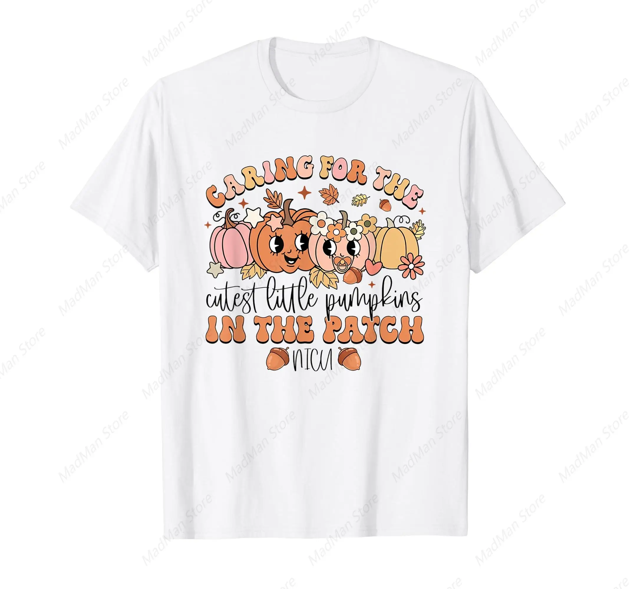 Caring For The Cutest Little Pumpkins In The Patch Fall T-Shirt