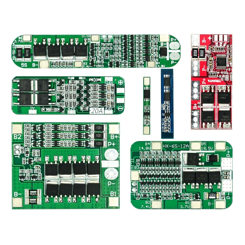 1S 2S 3S 4S 5S 6S 3A 20A 30A Li-ion Lithium Battery 18650 Charger BMS Protection Board For Drill Motor Lipo Cell Module