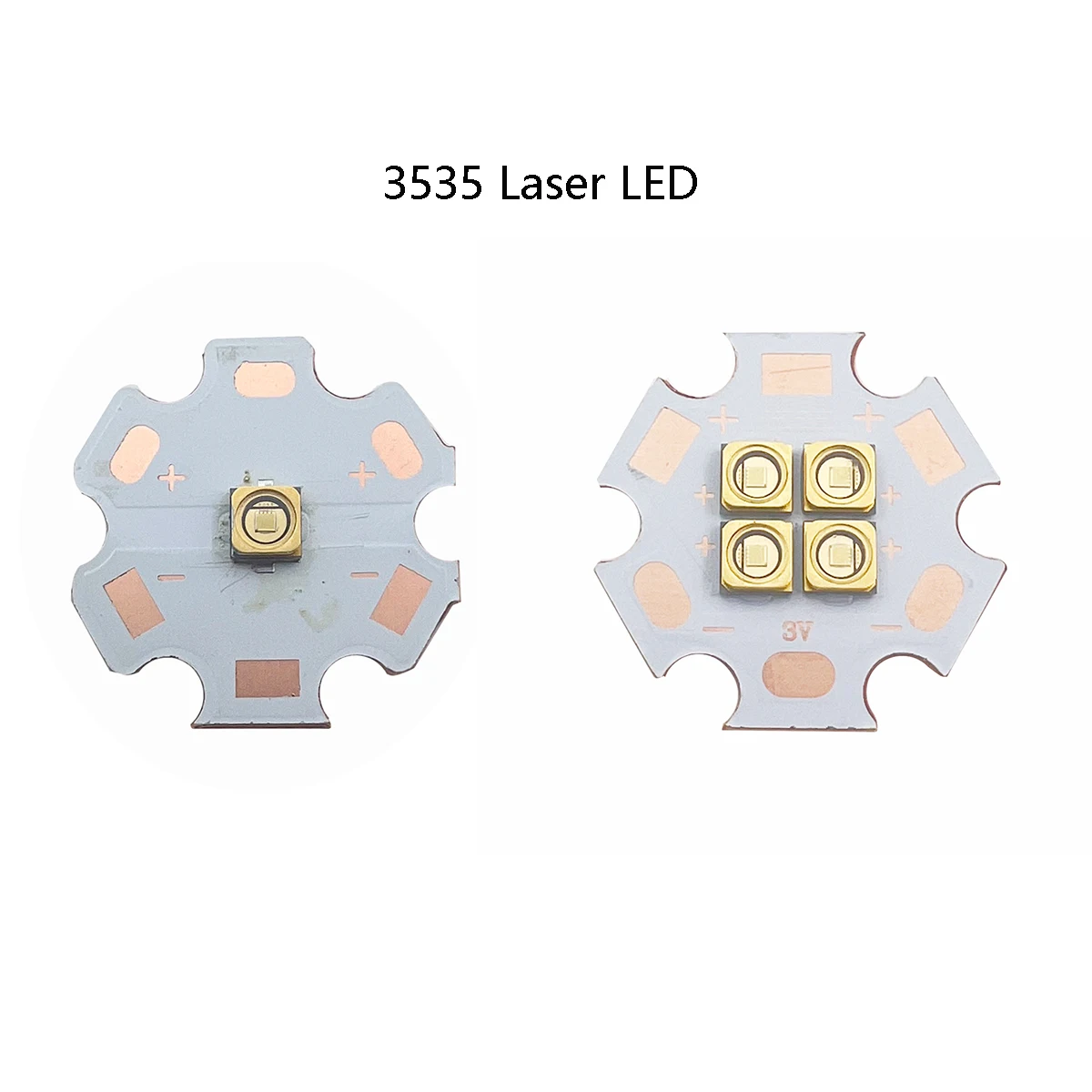 

3535 Laser LED 810nm 850nm 940nm LED Emitter 20mm Copper PCB Sensing Monitoring Night Vision Compensation Hair Removal