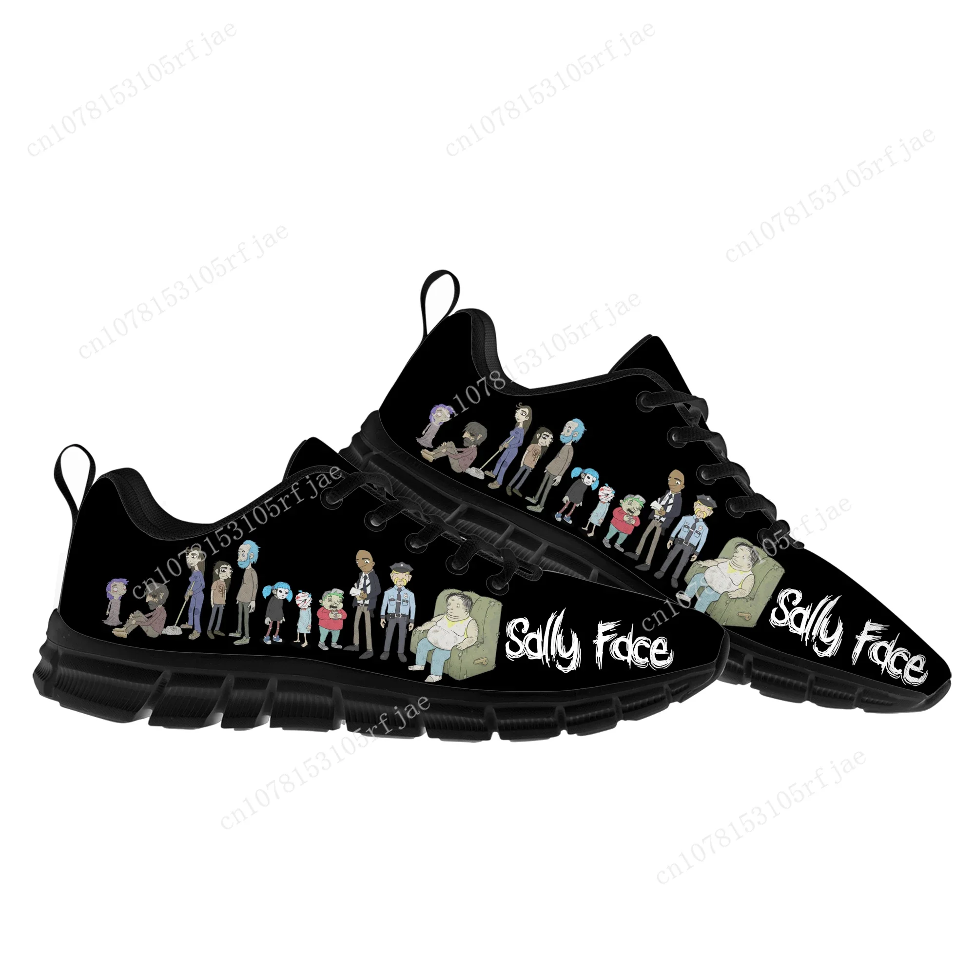 Sally Face Sports Shoes Hot Cartoon Game Mens Womens Teenager Children Sneakers Fashion High Quality Sneaker Custom Built Shoes