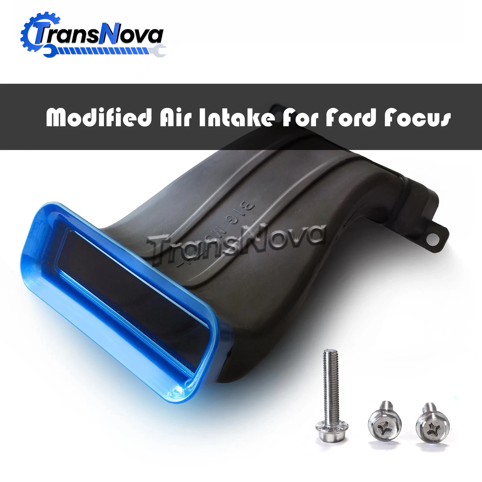 Verstärkter Lufteinlass für Ford Focus 2012-2018 ABS Auto-Lufteinlass-Schnorchel-Modifikation Tuyere US Autozubehör) – Detail 5