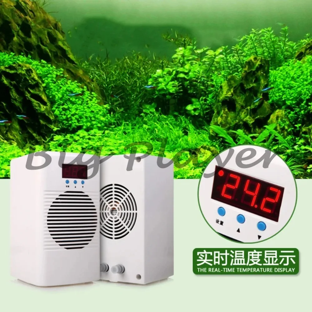 

Energy Saving Semiconductor Water Chiller - AC110-240V Aquarium Fish Tank Temperature Control Cooling Machine
