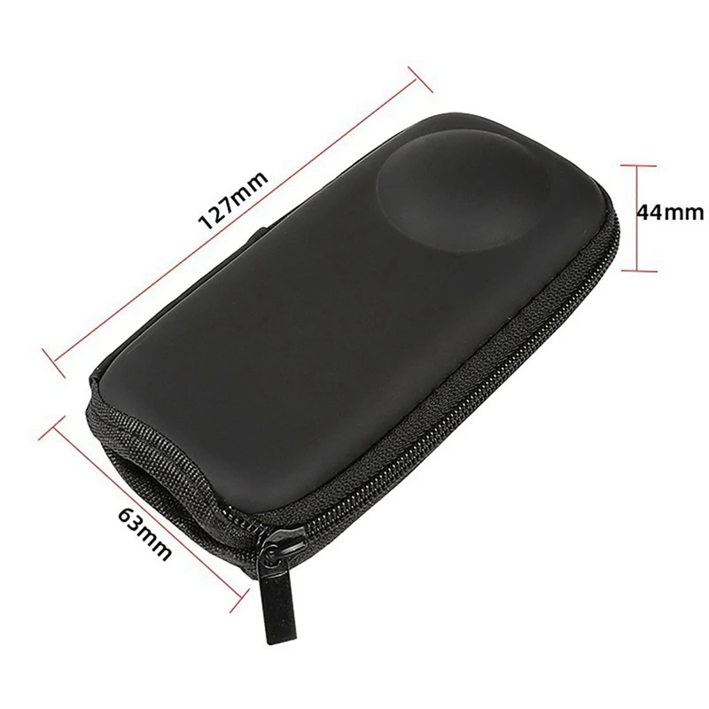 2Pcs For MINI Storage Case For Insta 360 ONE X3 Protective Bag Silicone Case Lens Protector Panoramic Camera Portable Accessory