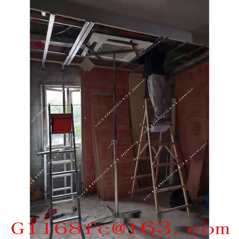 Air conditioner inner unit air duct installation lift hanging cabinet wall cabinet installation tools thickened folding mobile