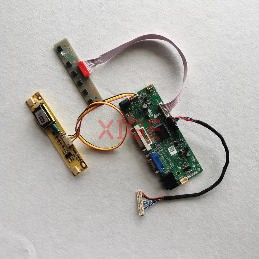 

Плата контроллера экрана, совместимая с LTM230HT02 M215H1 M216H1 CLAA215FA03, 1920*1080, 2CCFL, VGA, DVI, HDMI, 30-контактный LVDS, 1920x1080, комплект для самостоятельной сборки