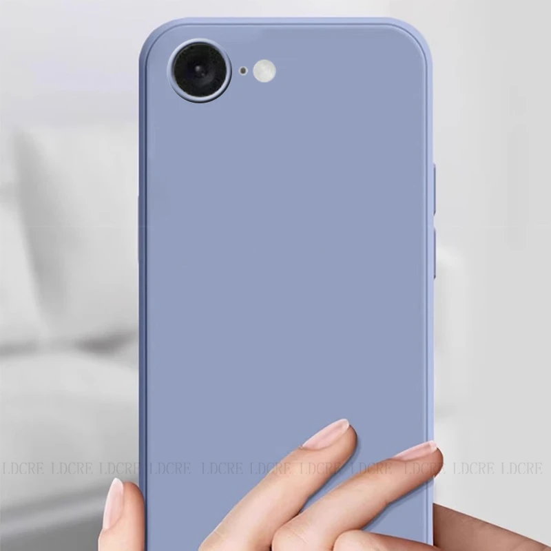 For iPhone 16e Case Cover iPhone 16e Capas TPU Luxury Shockproof Original Back Liquid Silicone Case 