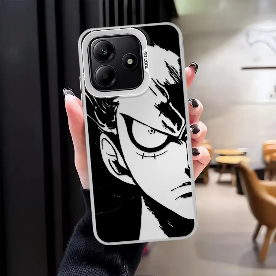 O-n-e P-ie-ce كارتون أنيمي بوي حافظة لهاتف شاومي ريدمي نوت 10s 10Lite 12s 9s 11s 13 12 11 14 Pro Plus غطاء هاتف خلفي #3