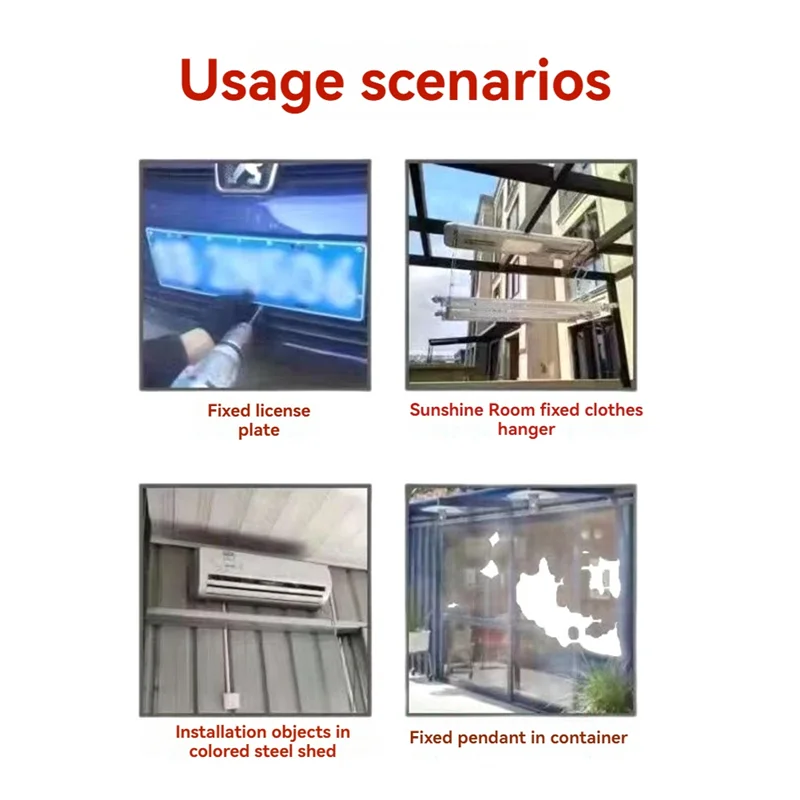 

HRBAJ-60PCS Jack Nut Expansion Rivets Nut Screw Bolt M4 M5 M6 Kit Kit For Hollow Wall Iron Skin Clamp Petal Shape Anchors Plugs