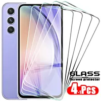 4-1Pcs Tempered Glass for Samsung Galaxy A54 A34 A24 A14 A04 E A04S A13 4G A23 A33 A53 A73 5G Screen Protector A15 A25 A35 A05S
