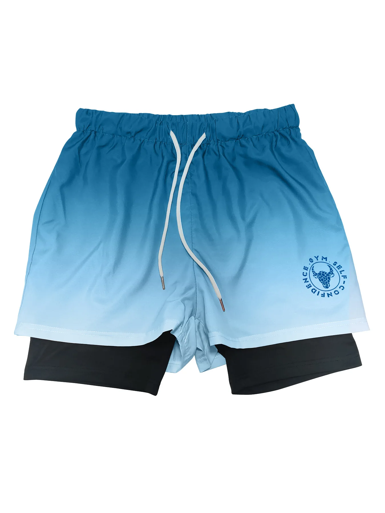 Shorts esportivos Quick Dry para homens, shorts de corrida soltos, sum de convés duplo, treino de ginástica, jogging, tamanho grande, 5XL, 2 em 1, 2024