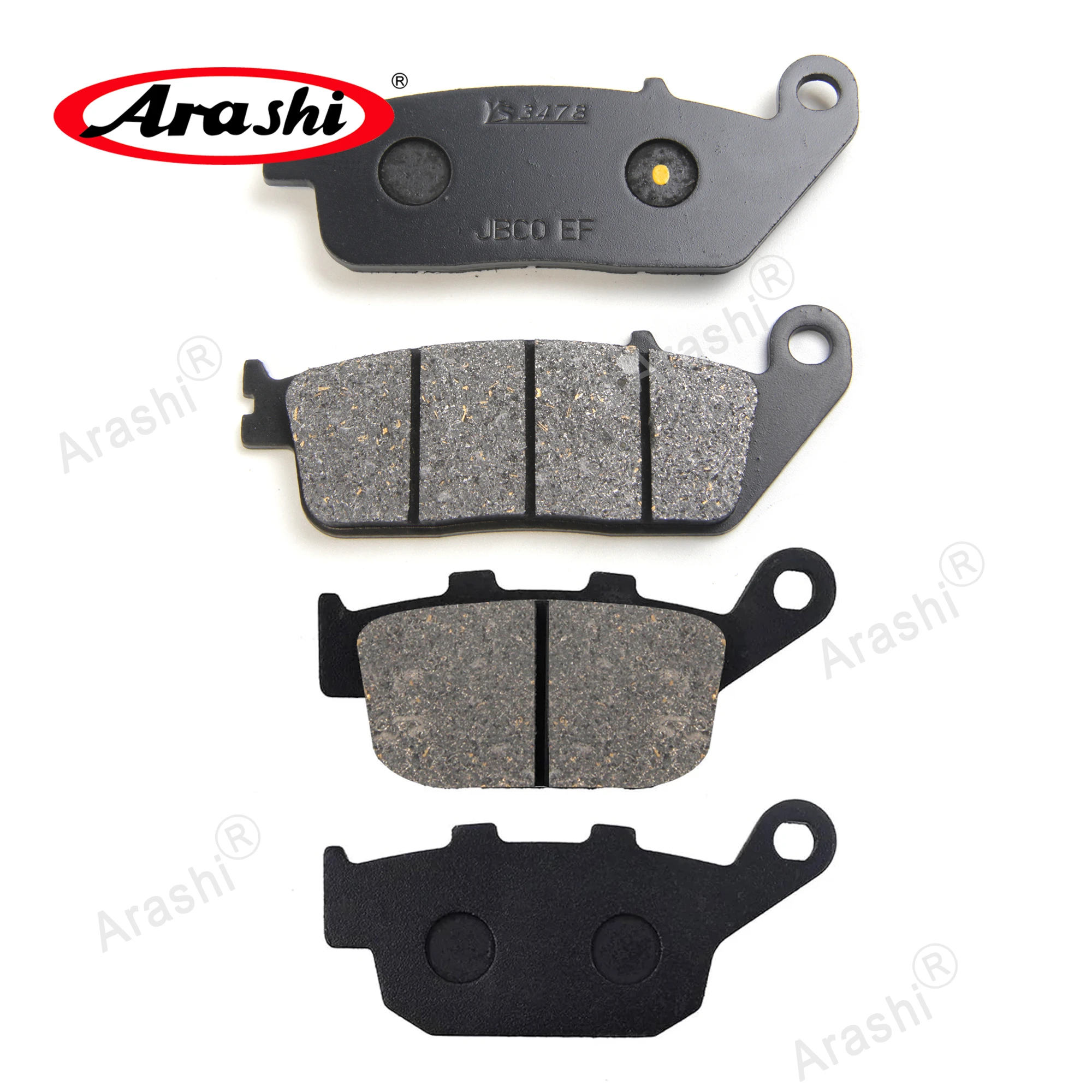 

Arashi Organic Front Rear Brake Pads For HONDA CMX 300 Rebel 2018-2021 / CMX 500 Rebel 2018 2019 2020 2021 2022 2023 2024