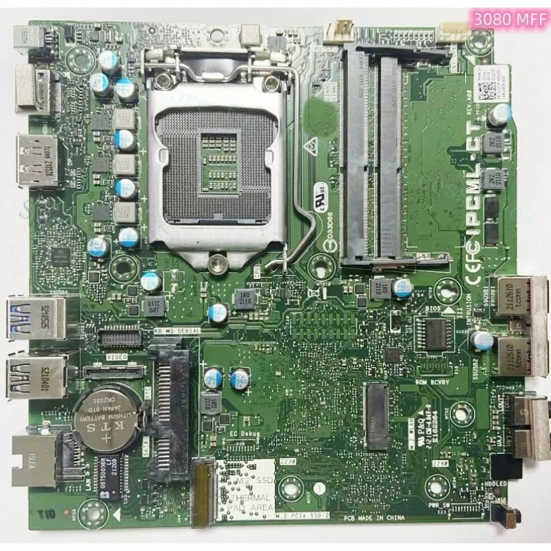 A+For Dell Optiplex 3080 MFF Motherboard DDR4 LGA 1200 IPCML-CT 0HGFJM 0J2J3Y Test