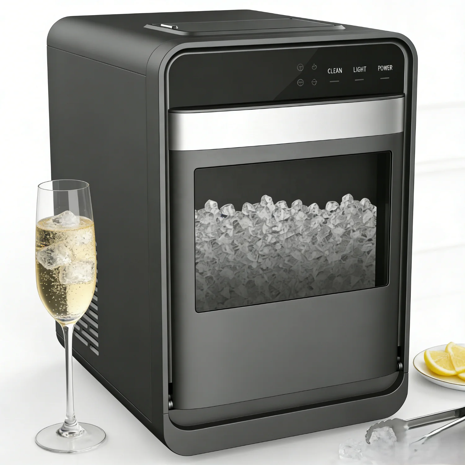 Bulk Sale 15KG Nugget Ice Compact Portable Ice Machine For Small Houseuse Spaces