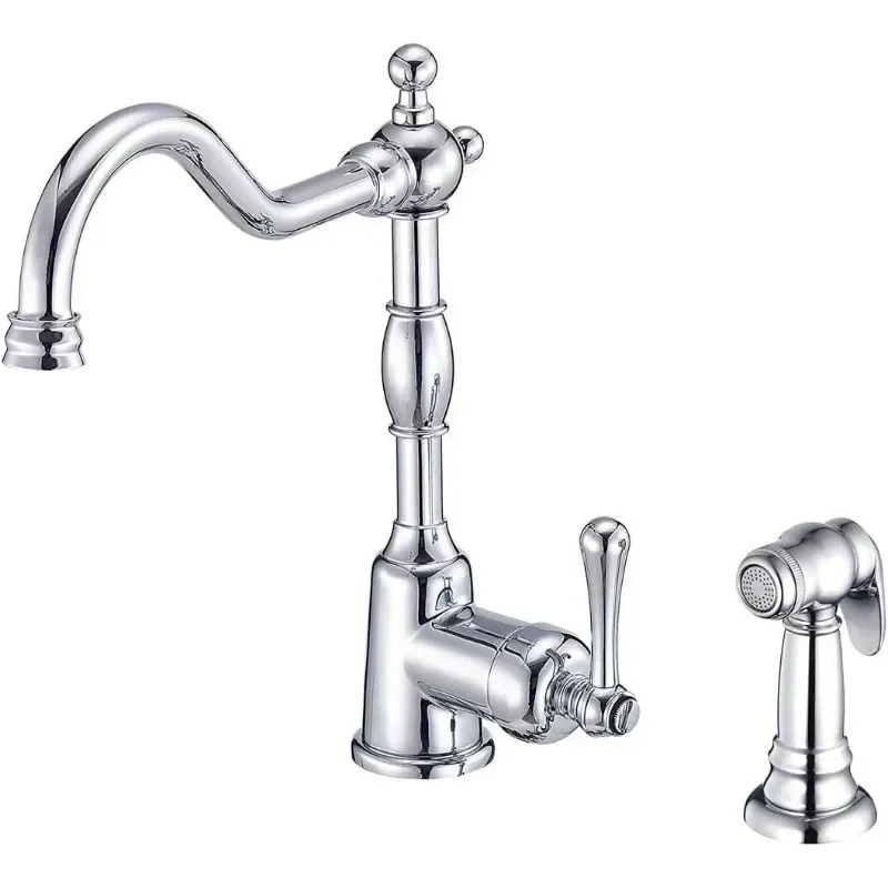 Kitchen Faucet, Chrome Both Household and Commercial Faucets Are Sturdy and Easy To Use